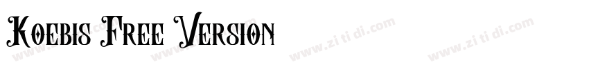 Koebis Free Version字体转换